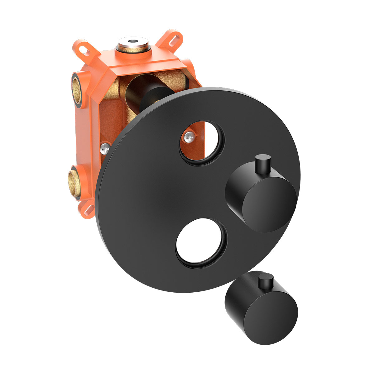 Душевая система Vincea VSFW-101TMB встраиваемая в стену цвет черный