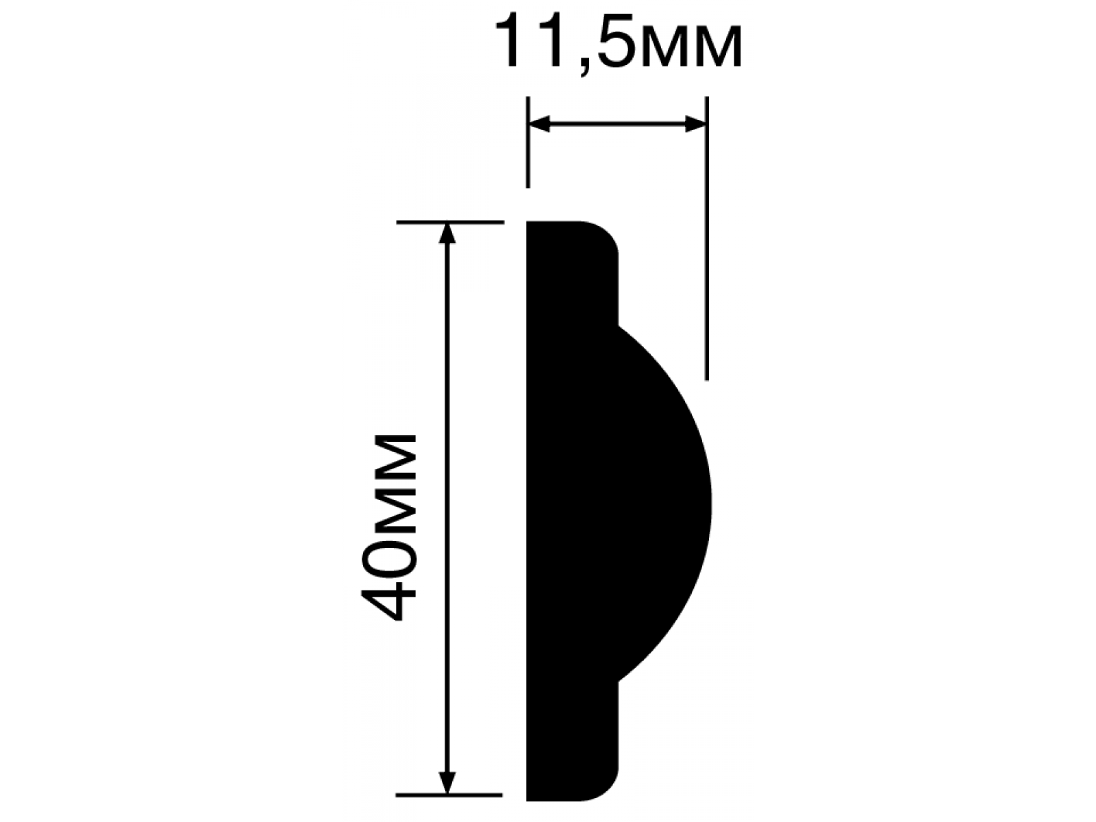 Молдинг D1040 HIWOOD