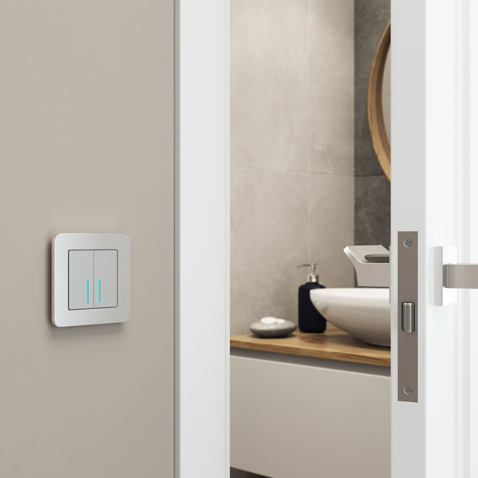 Рамка на 1 пост Platinum алюминий Werkel