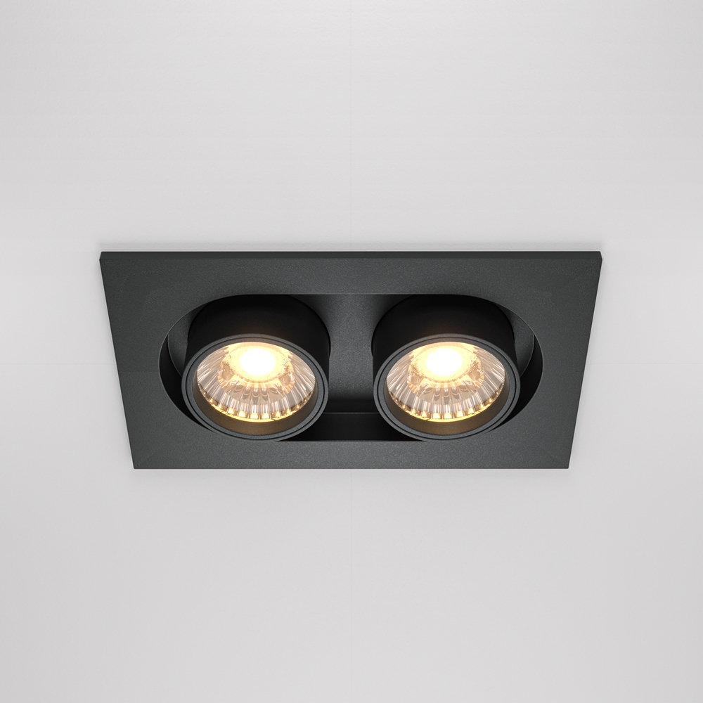 Встраиваемый светильник Maytoni Hidden 3000K 2x10W 36° DL045-02-10W3K-B