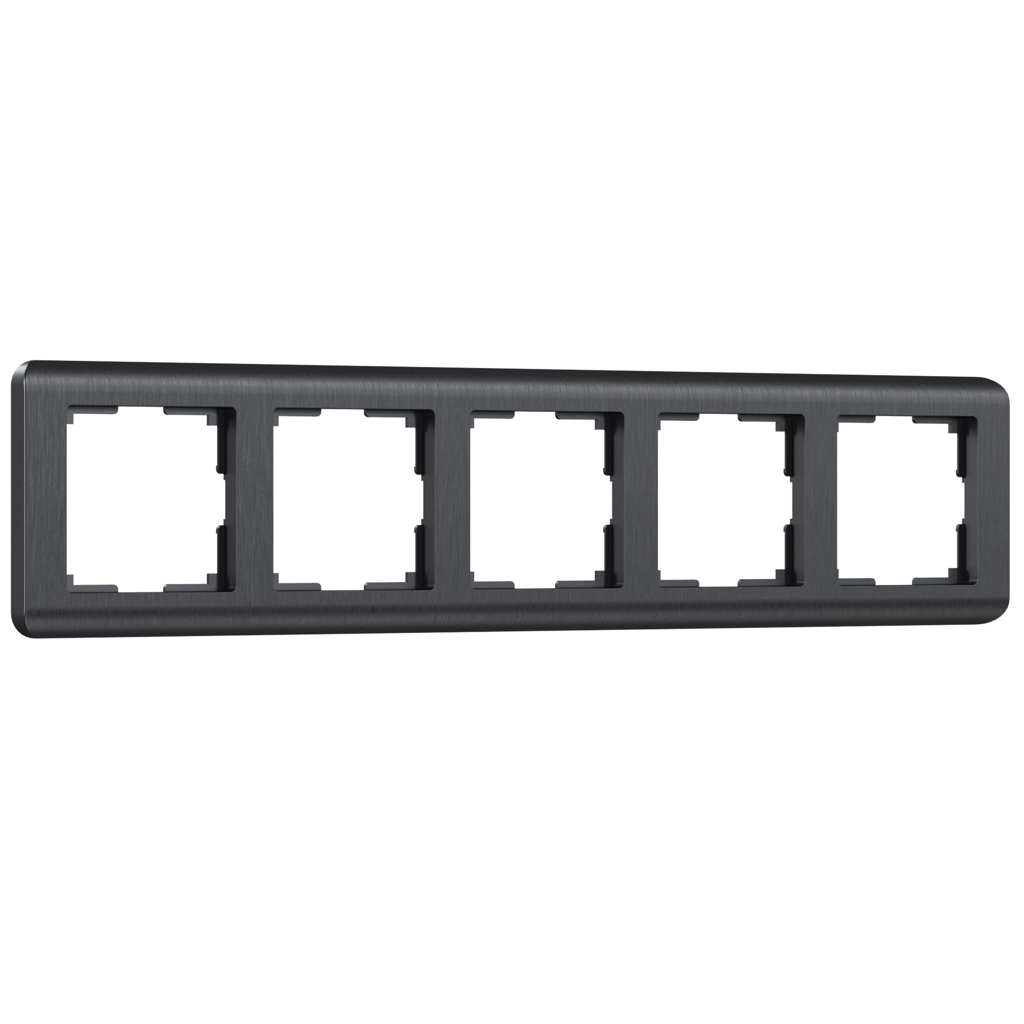 Рамка на 5 постов Stream (графит) Werkel