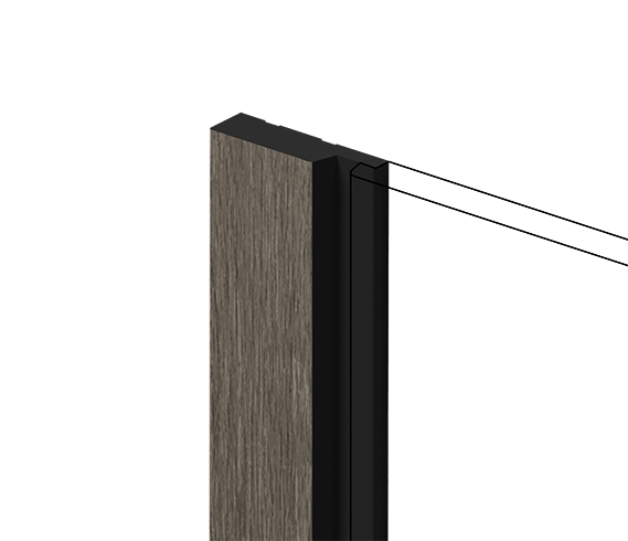 Финишный молдинг LF124A BR490K HIWOOD