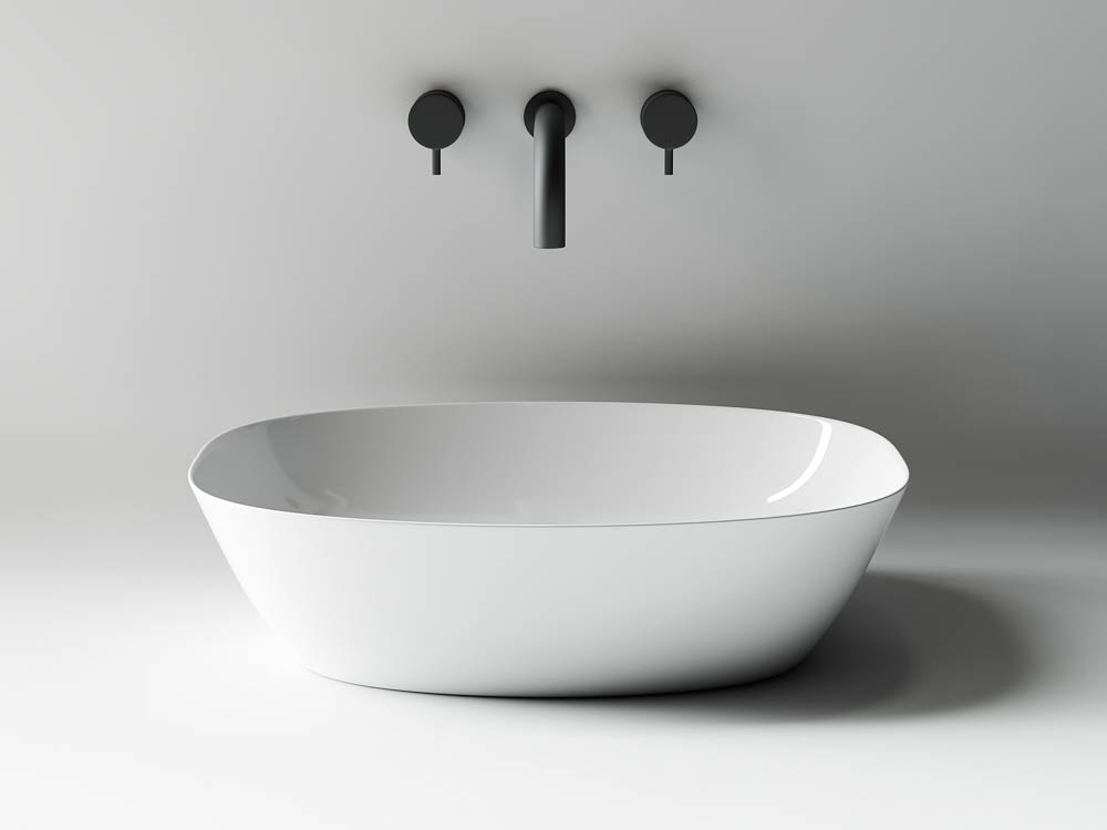 Умывальник чаша накладная овальная CN5005