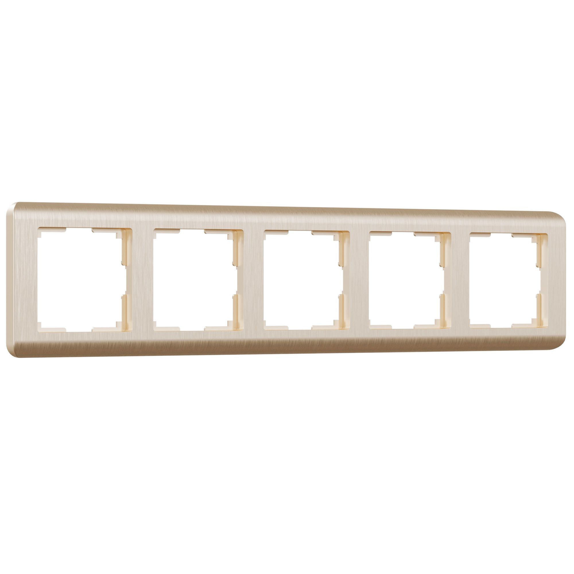 Рамка на 5 постов Stream (шампань) Werkel