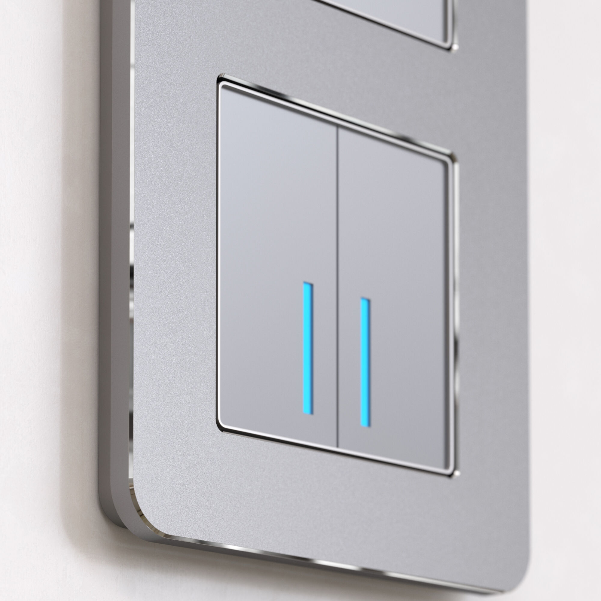 Рамка на 3 поста Platinum алюминий Werkel