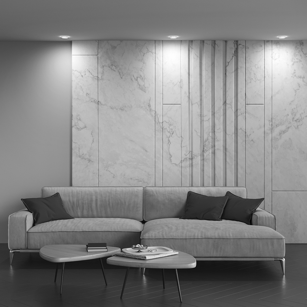 Встраиваемый светильник Maytoni Phanton 4000K 1x12Вт 120° DL303-L12B4K