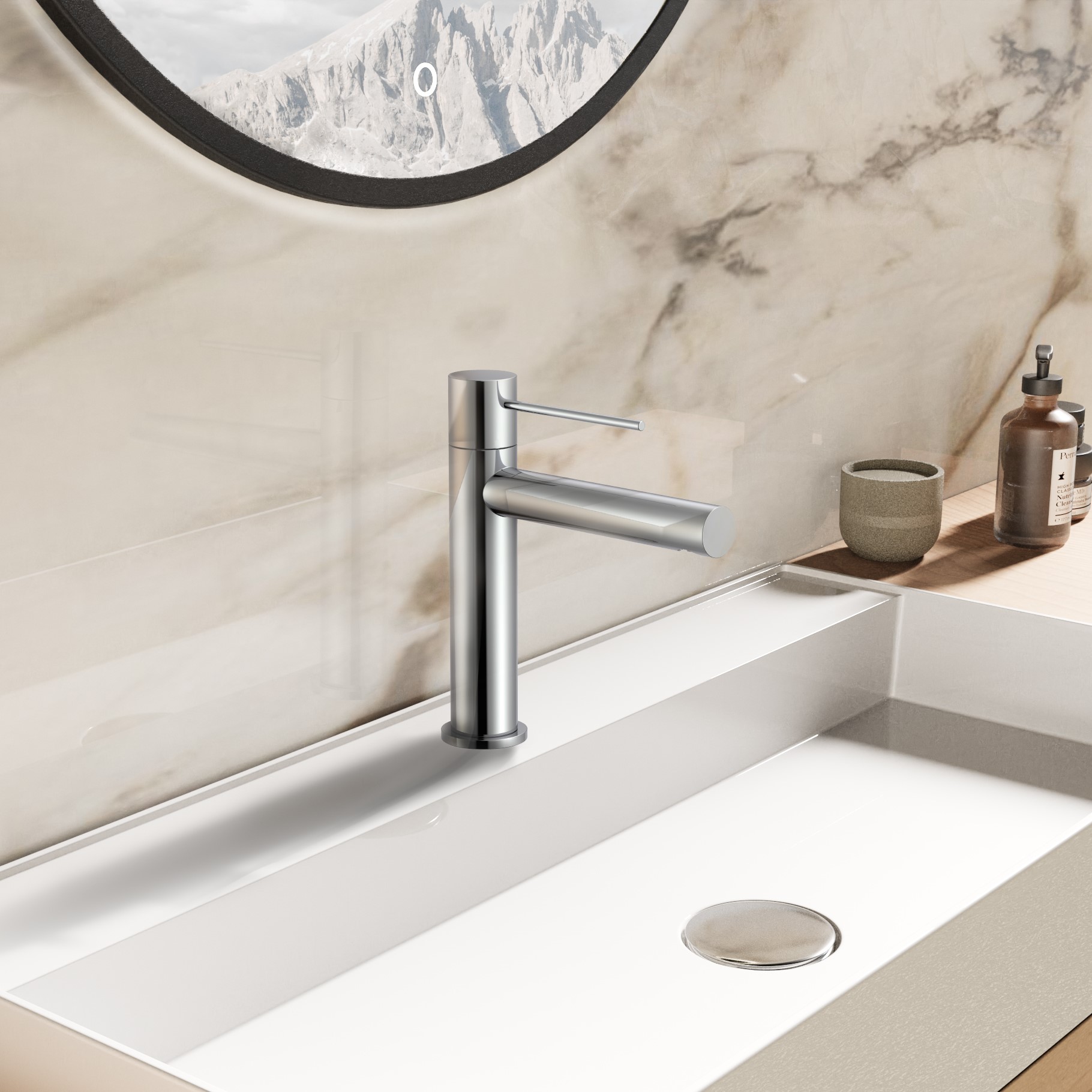 Смеситель Vincea Aspire VBF-4AS01CH на раковину хром