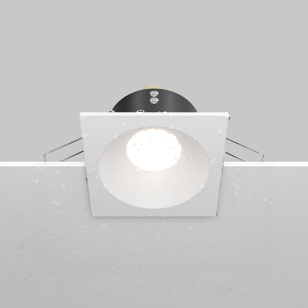 Встраиваемый светильник Maytoni Zoom GU10 1x10Вт IP 65 DL033-2-01W