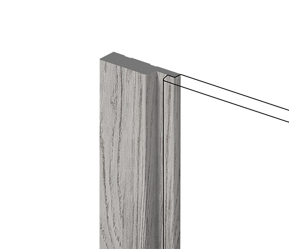 Финишный молдинг LF124A GR24 HIWOOD