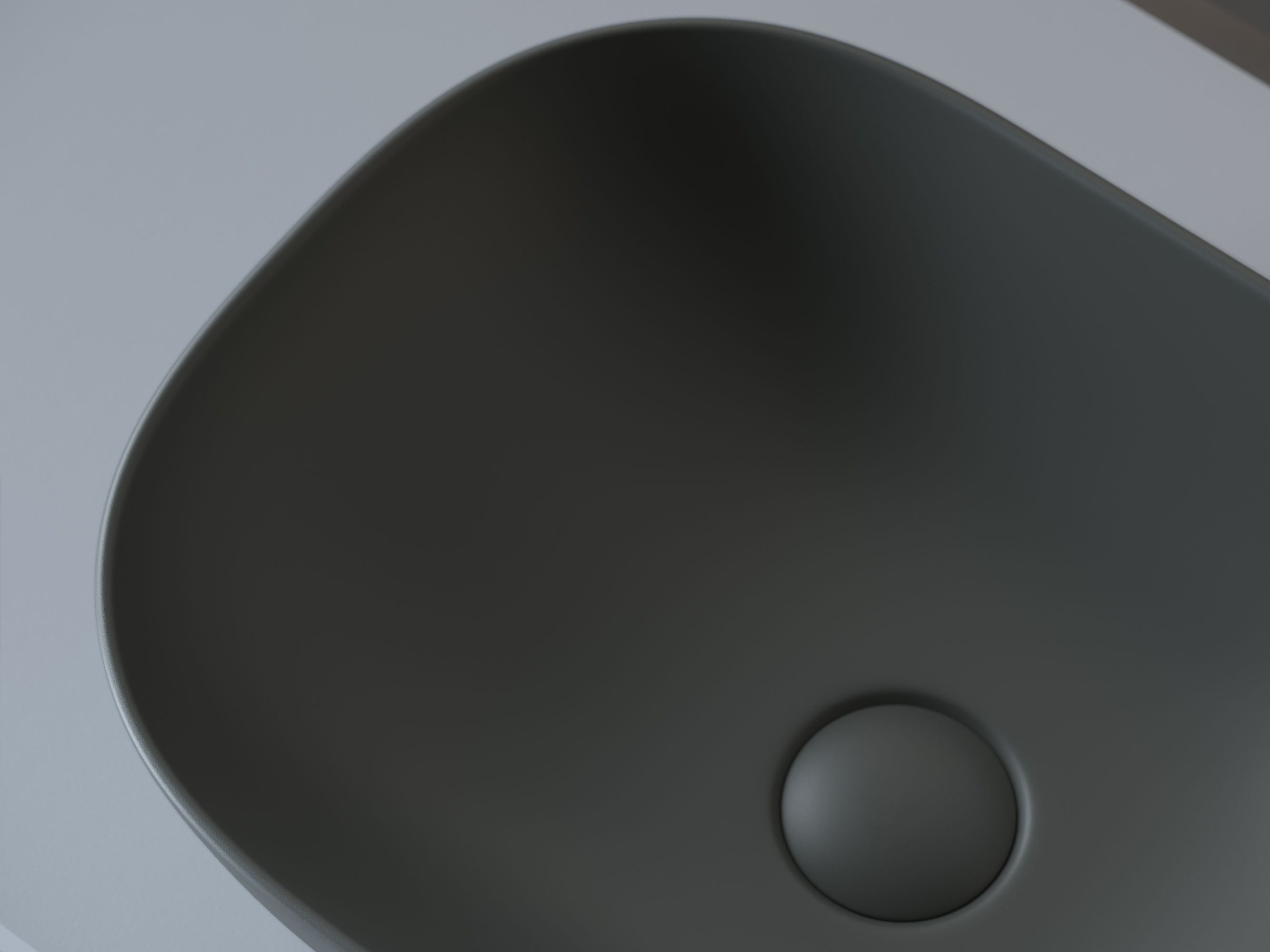 Умывальник чаша накладная прямоугольная CN6009MDH