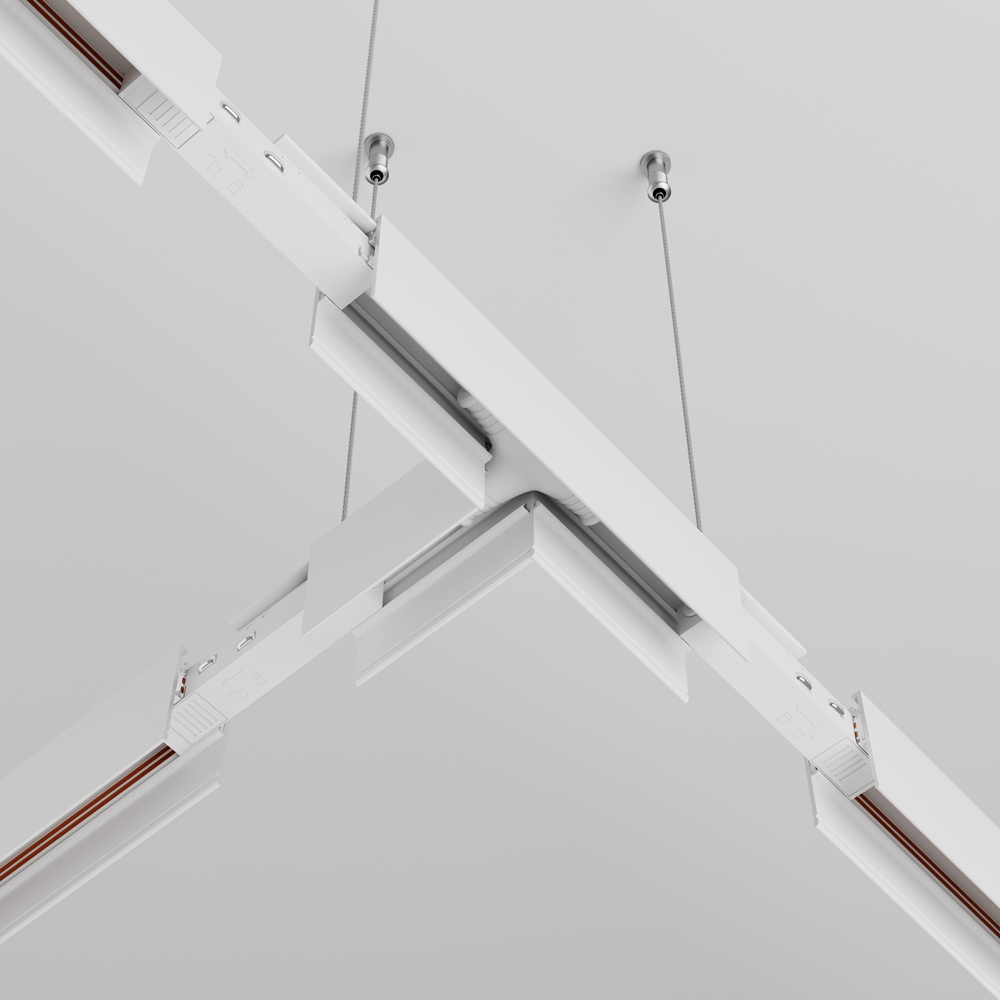 Коннектор питания Т-образный Exility белый Maytoni TRA034CWT-42W