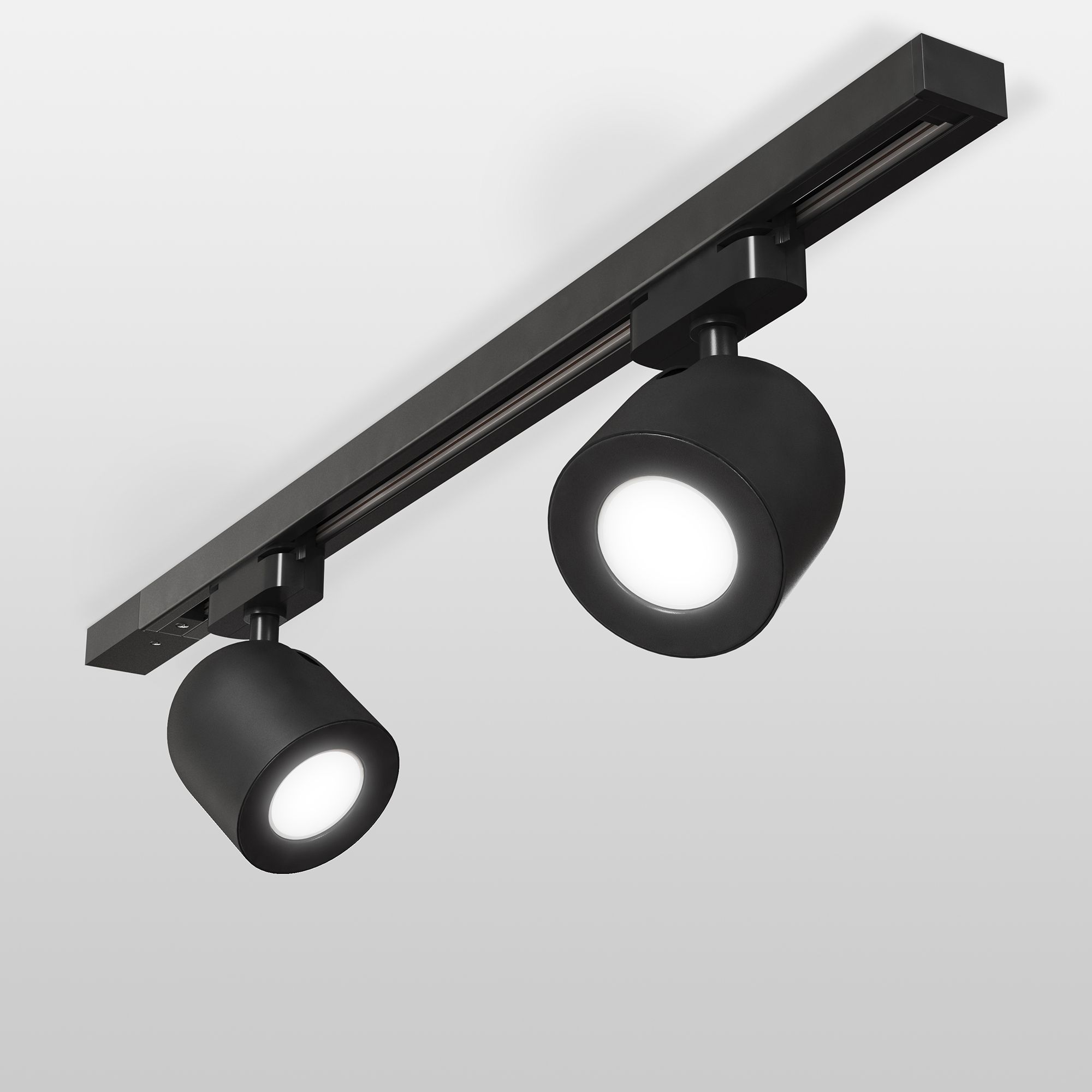 Basic System Трековый поворотный светильник GU10 Ogma черный