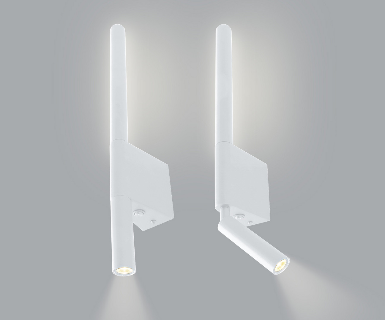 08079,01 Настенный светильник Прани белый