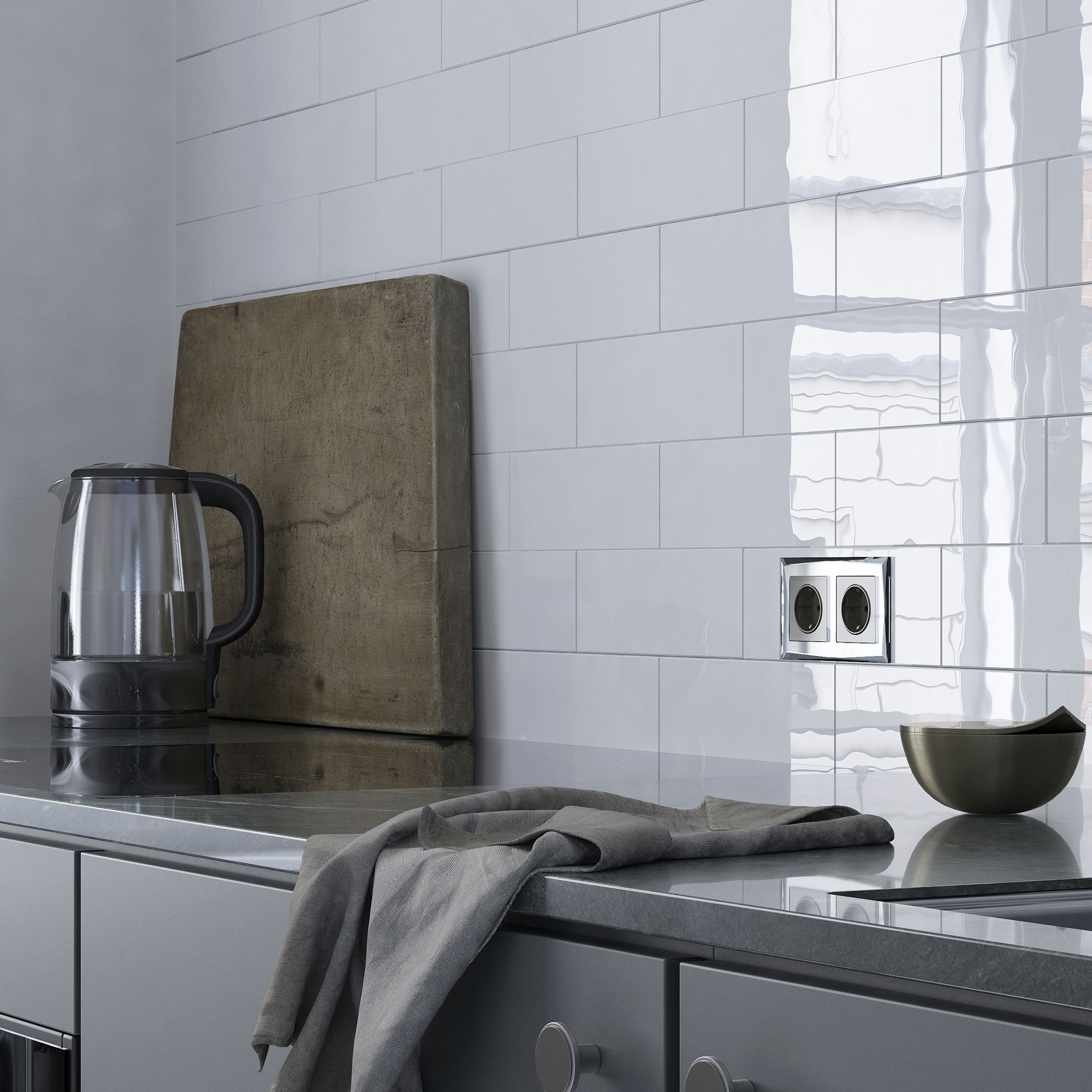 Рамка на 2 поста (черный) Werkel