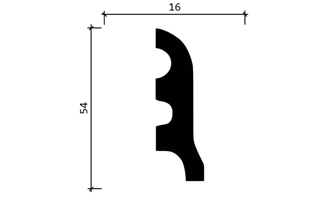 Плинтус DD18
