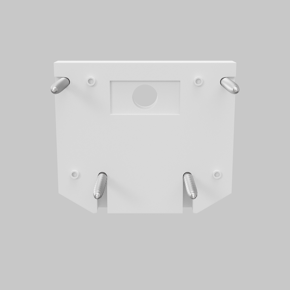 Торцевая заглушка для демпферного шинопровода, белая, 1шт. Maytoni TRA034D-EC-422W