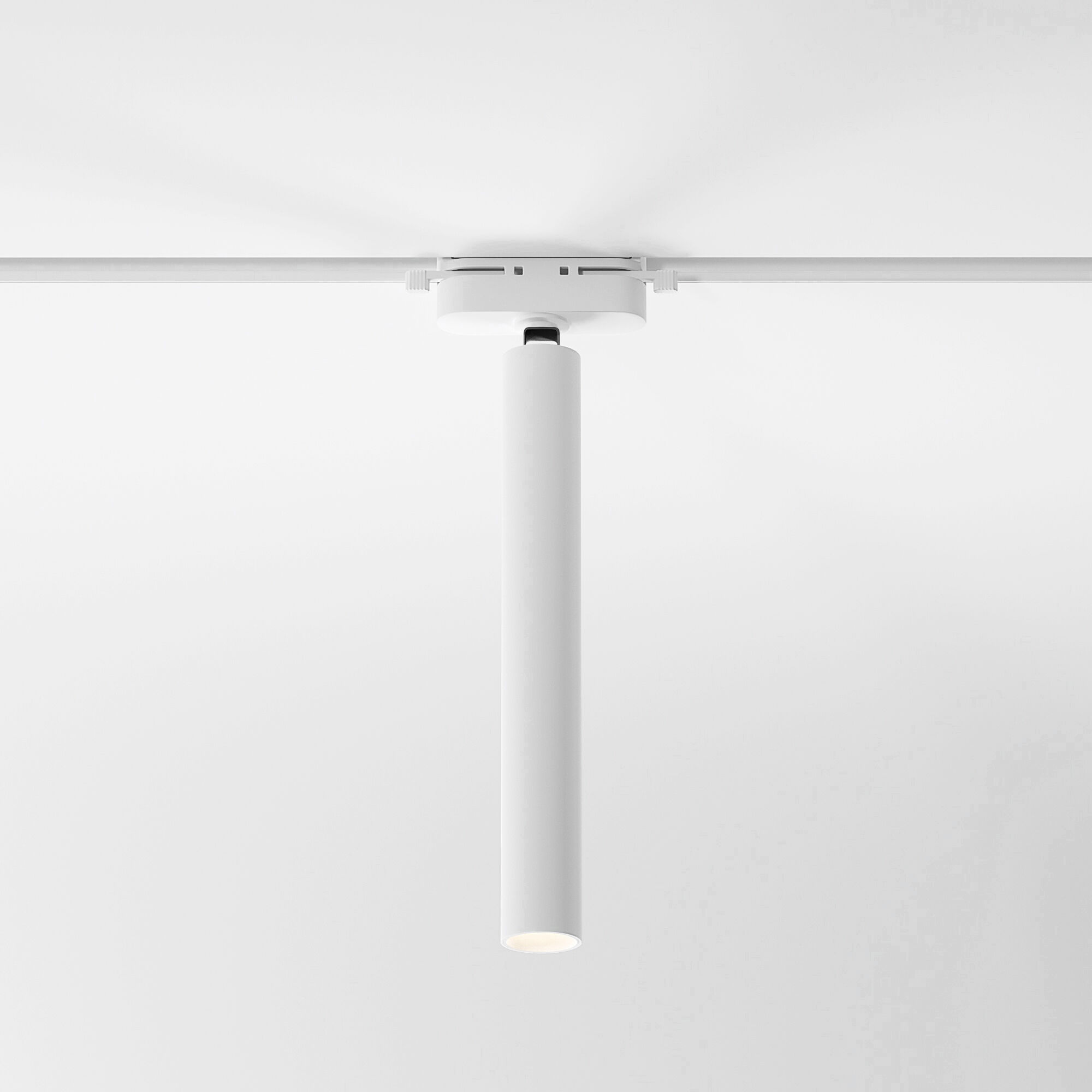 Basic System Трековый поворотный светильник 6W 4000K Pika белый 85111/01