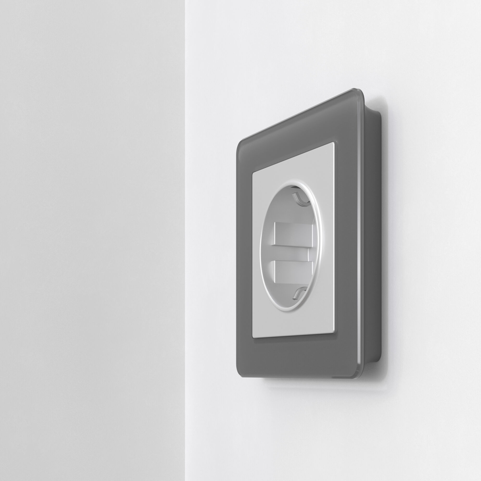 Рамка на 1 пост Acrylic графит Werkel