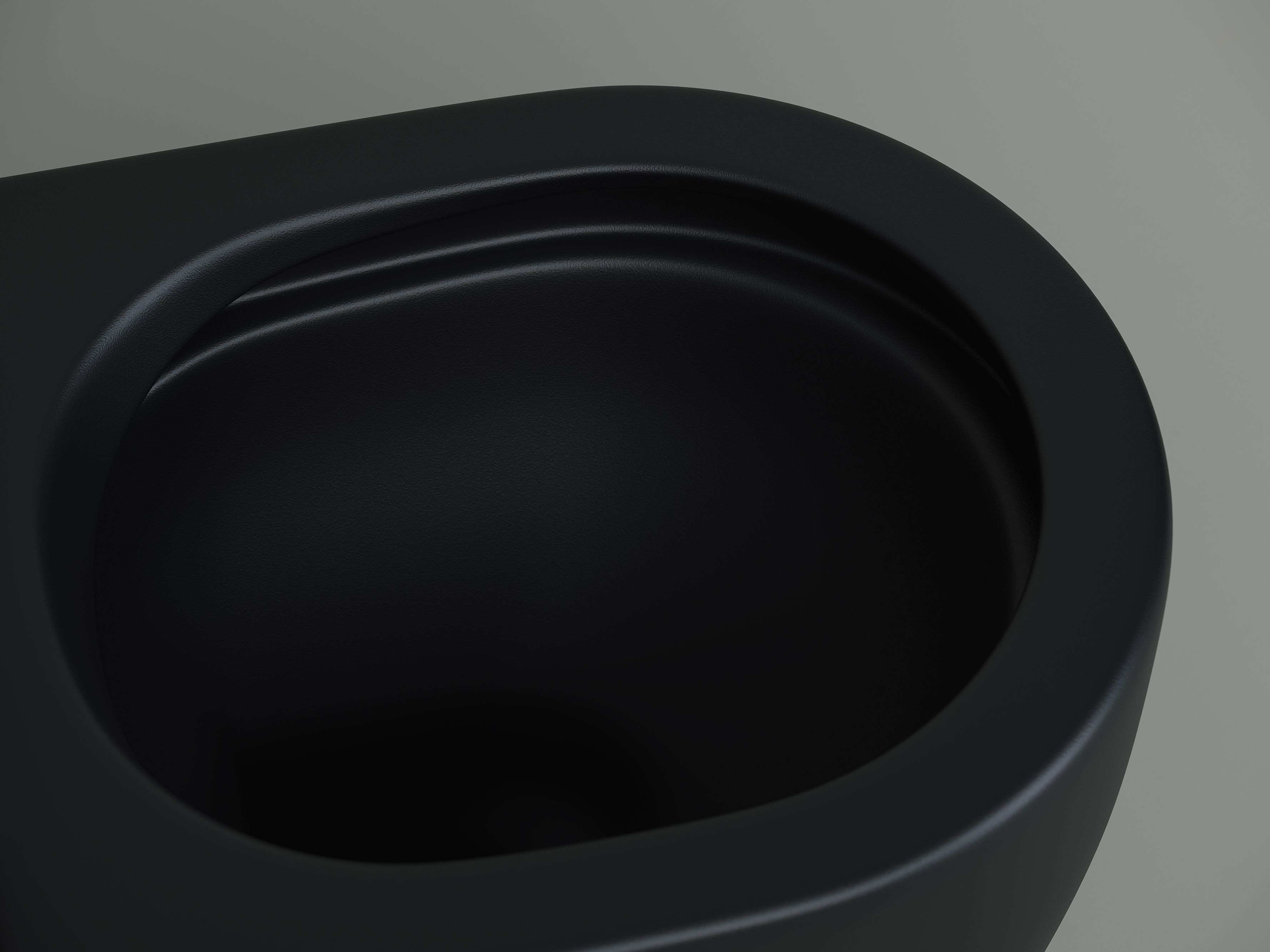 Напольный приставной унитаз Metropol Rimless CN4004MB