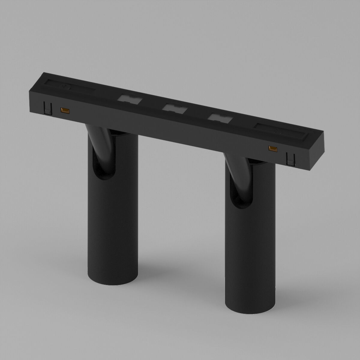 Slim Magnetic Умный трековый поворотный светильник 14W 2700-6500K Dim Dual чёрный