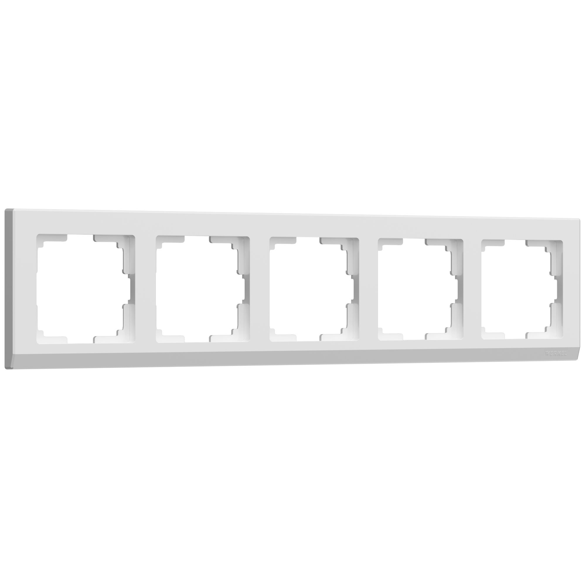 Рамка на 5 постов Stark (белый) Werkel