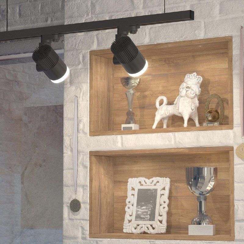 Basic System Трековый поворотный светильник 30W 4200K Accord Черный