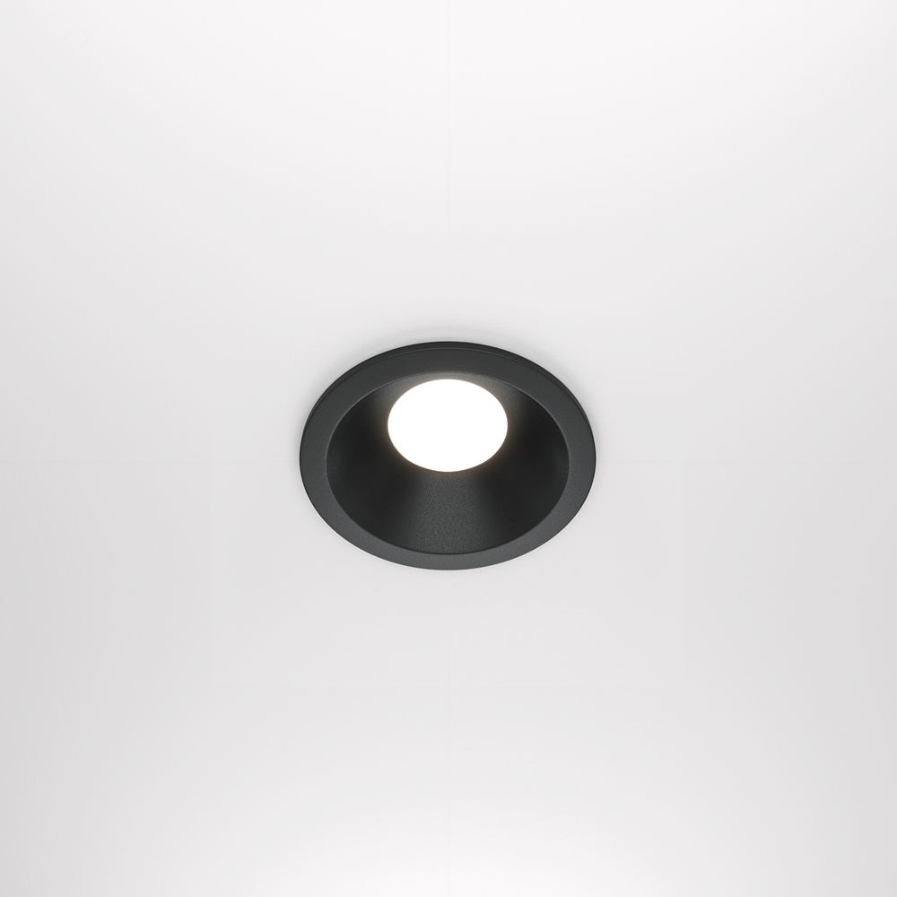 Встраиваемый светильник Maytoni Zoom GU10 1x10Вт IP 65 DL032-2-01B