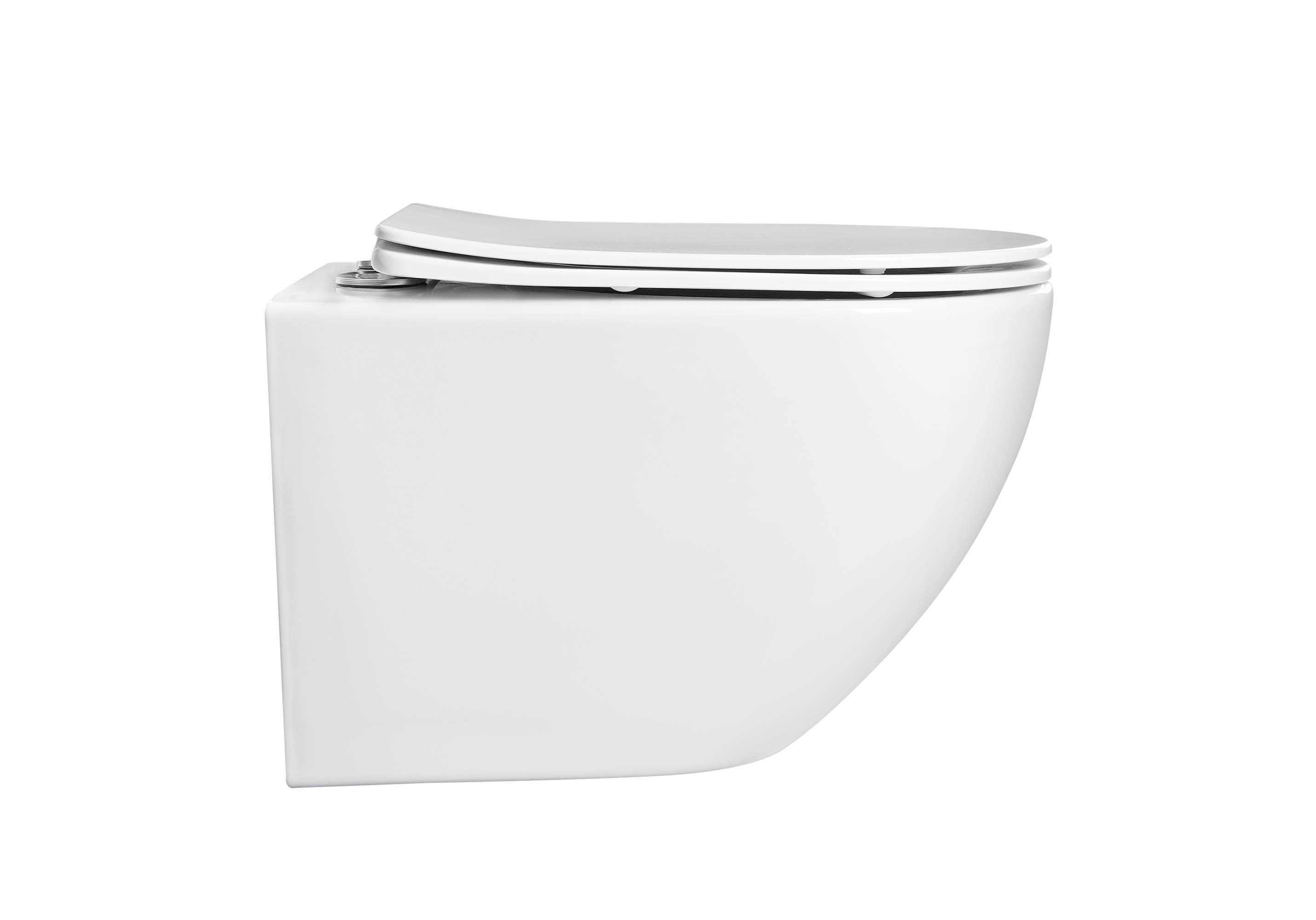 Унитаз подвесной безободковый Aquatek ЕВРОПА AQ1901-MW 525*360*320 с сиденьем Soft Close