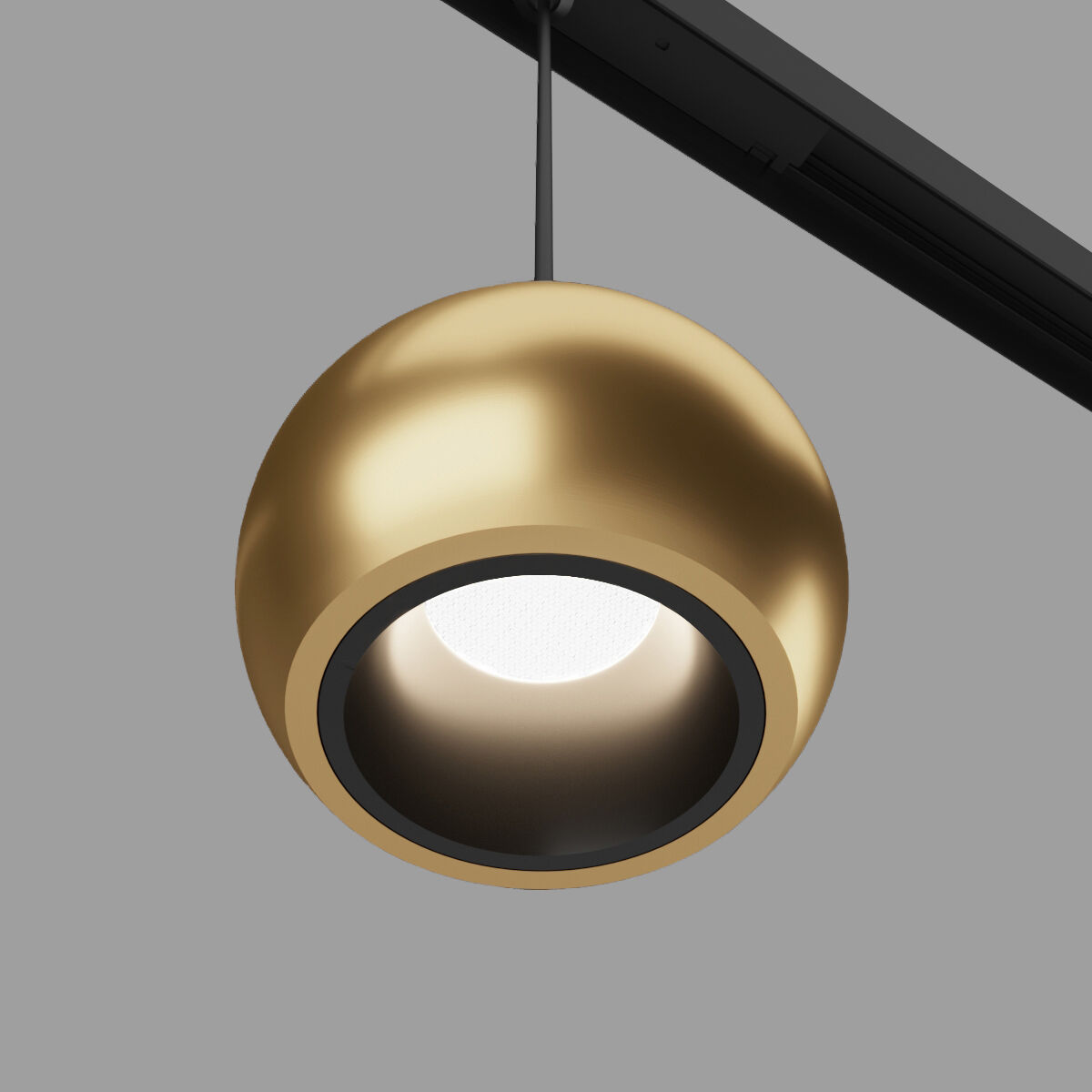 Slim Magnetic Трековый светильник 5W 4200K Event латунь