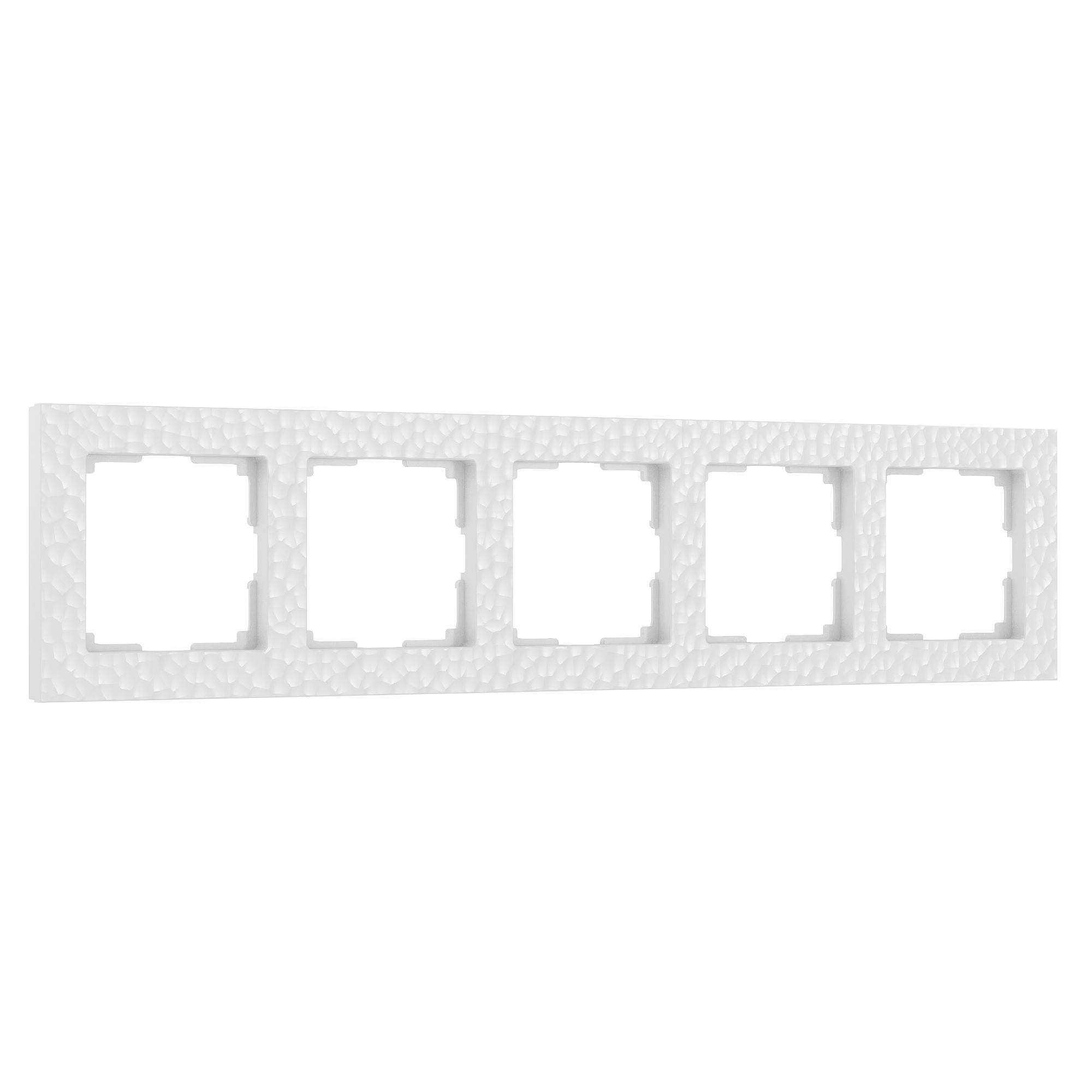 Рамка на 5 постов Hammer (белый) Werkel