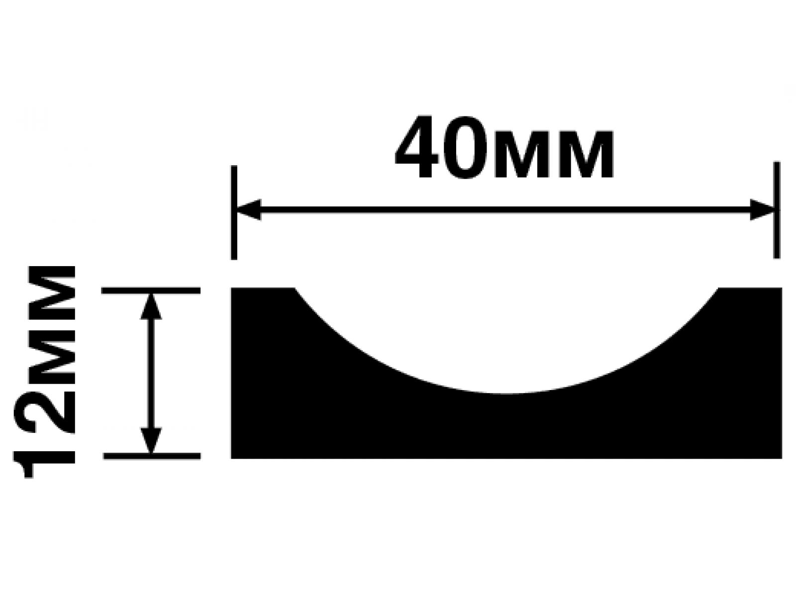 Молдинг P40 HIWOOD