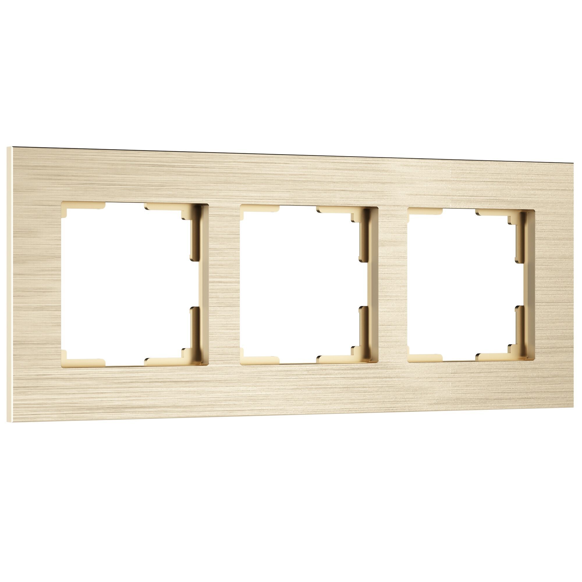 Рамка на 3 поста AluMax (шампань) Werkel