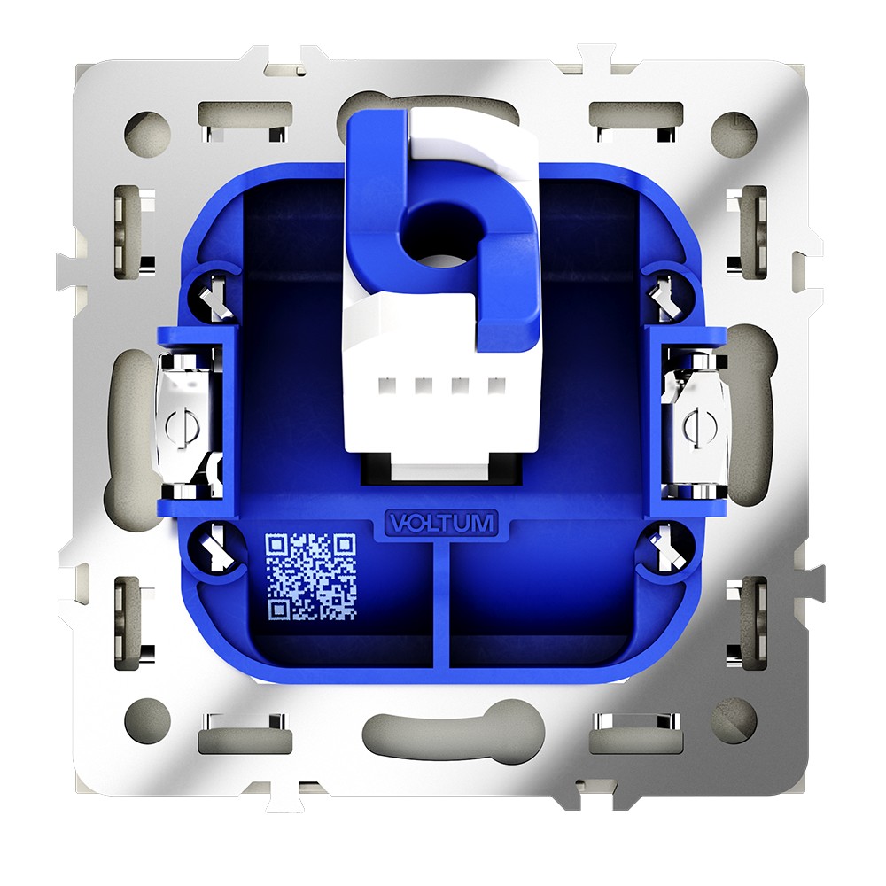 Розетка компьютерная встраиваемая VOLTUM S70 RJ45 кат.6, (шелк)