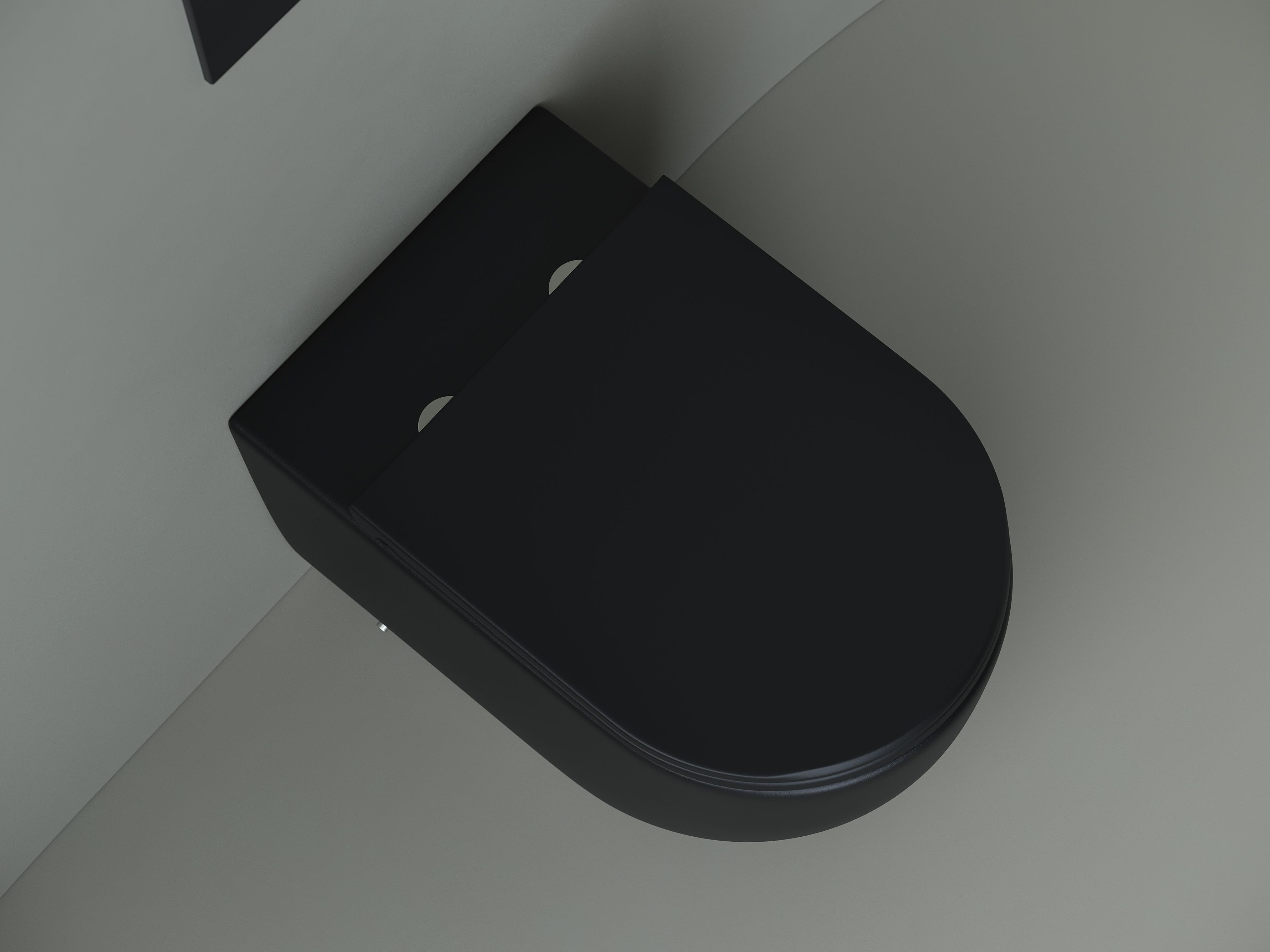 Напольный приставной унитаз Metropol Rimless CN4004MB