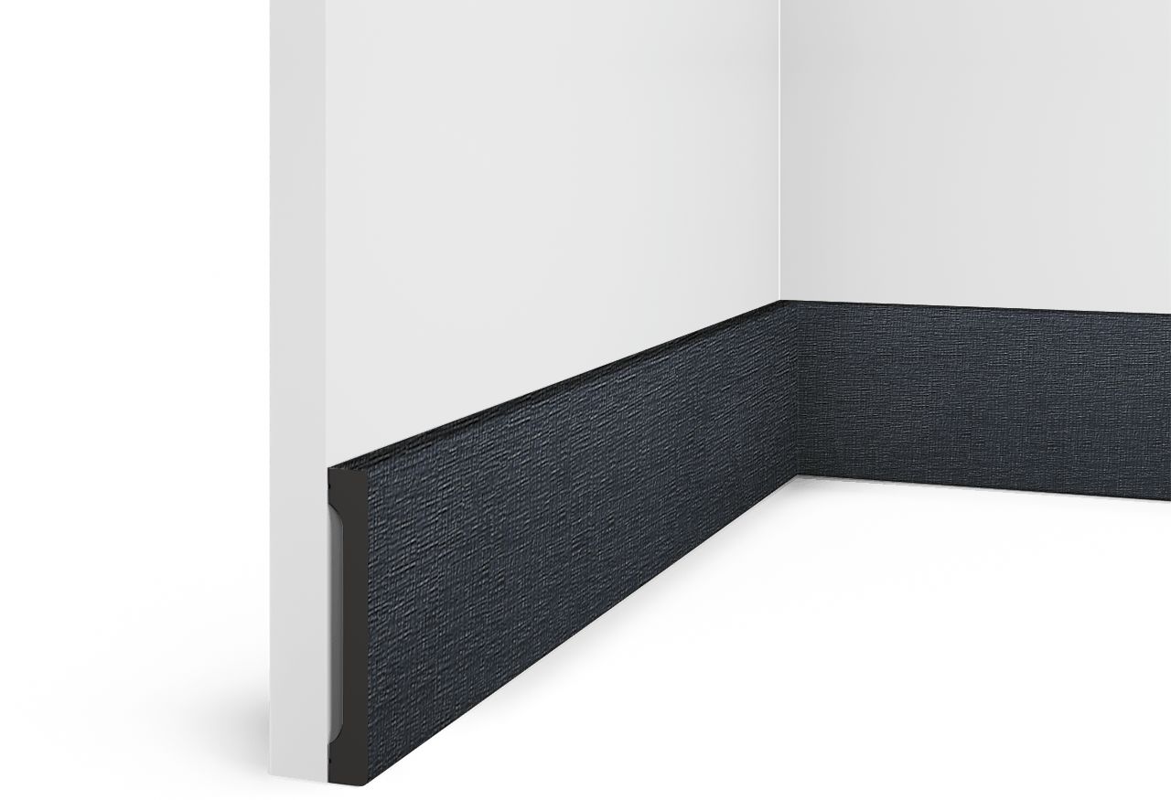 Декорированный плинтус B90V1 BK114 HIWOOD