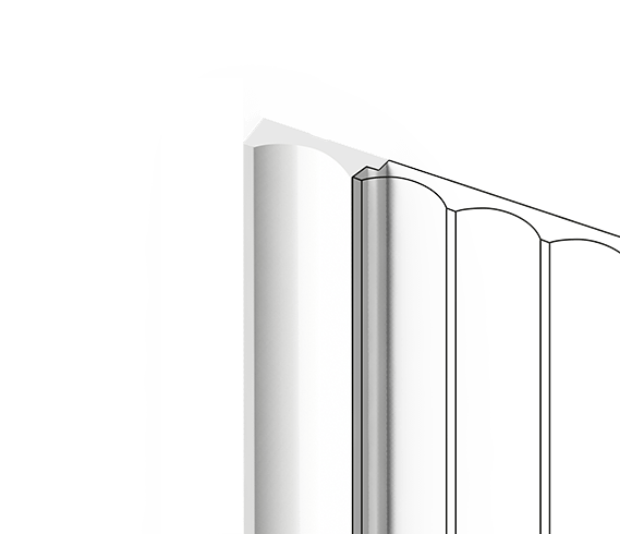 Финишный молдинг LF139A NP HIWOOD