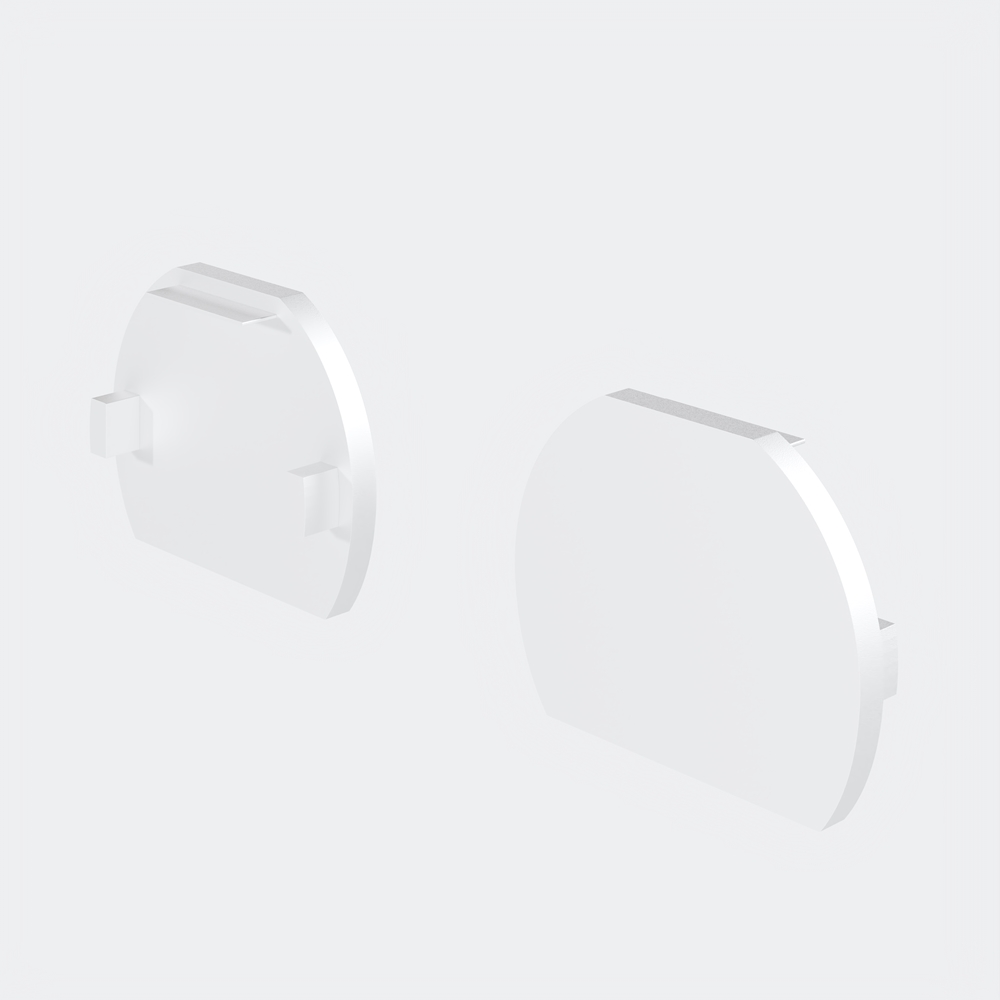 Заглушки для круглого низкопрофильного шинопровода Exility 2шт Maytoni TRAM034EC-R-41W