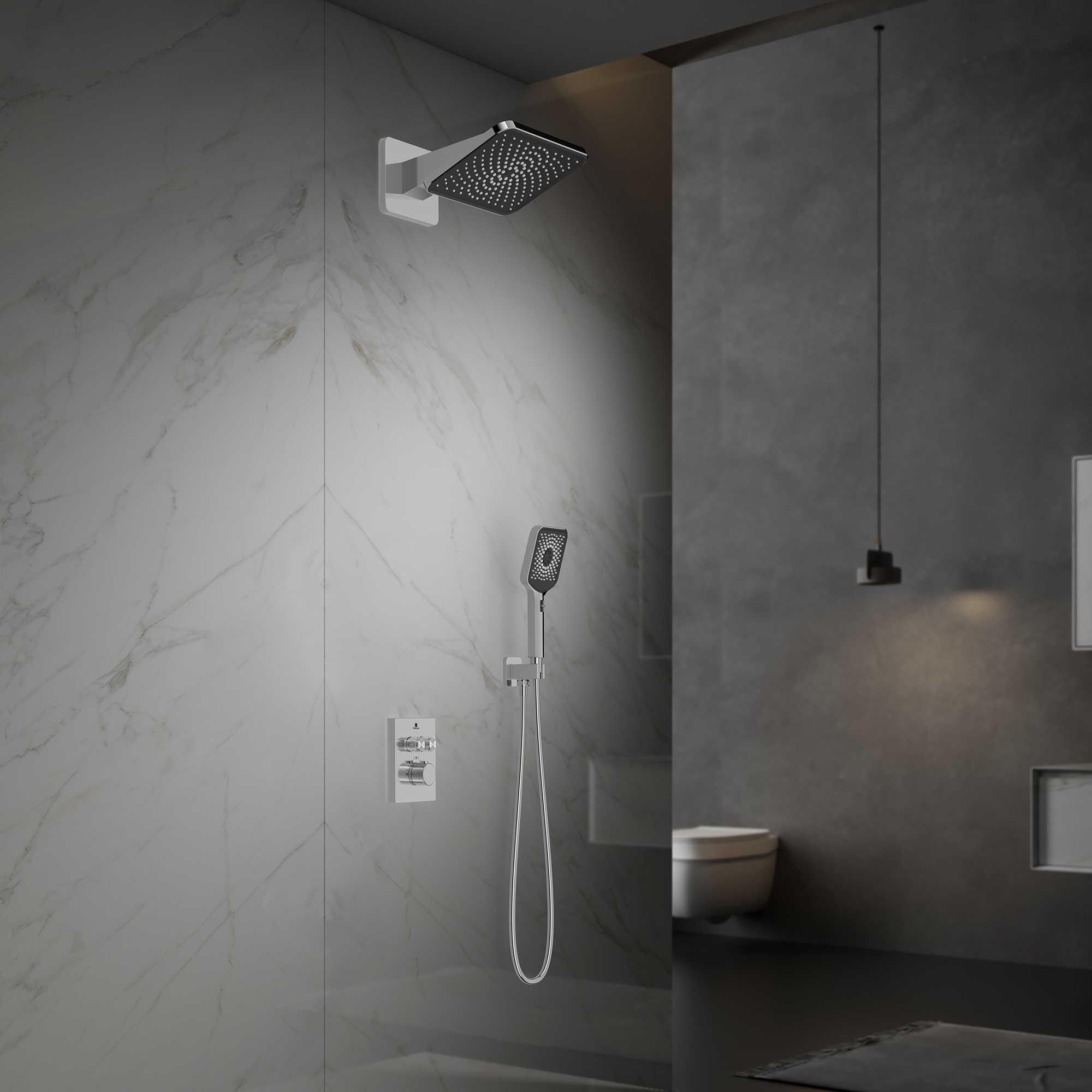 Душевая система Vincea Inspire VSFW-3I21MT4CH встраиваемая в стену цвет хром