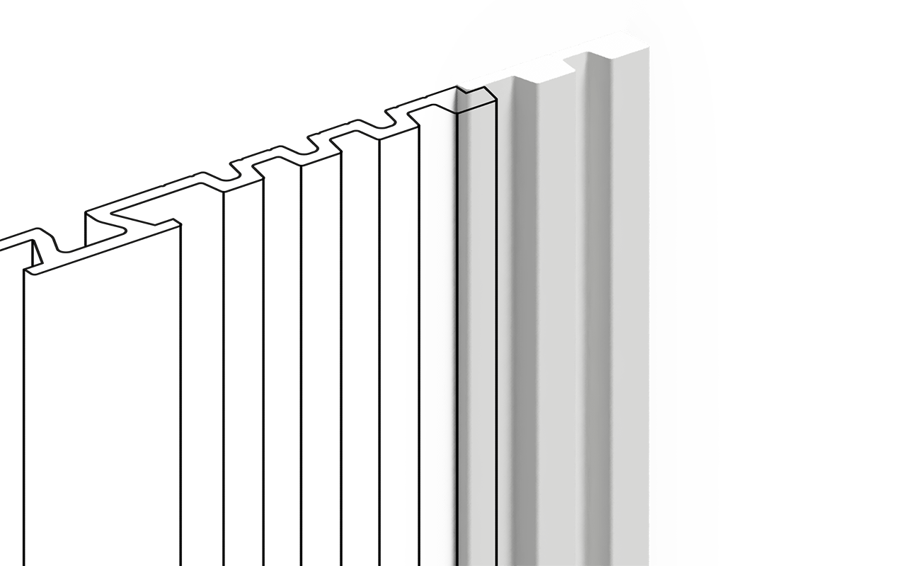 Финишный молдинг LF201А NP HIWOOD