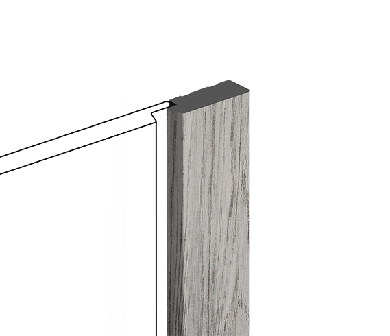 Финишный молдинг LF124B GR24 HIWOOD