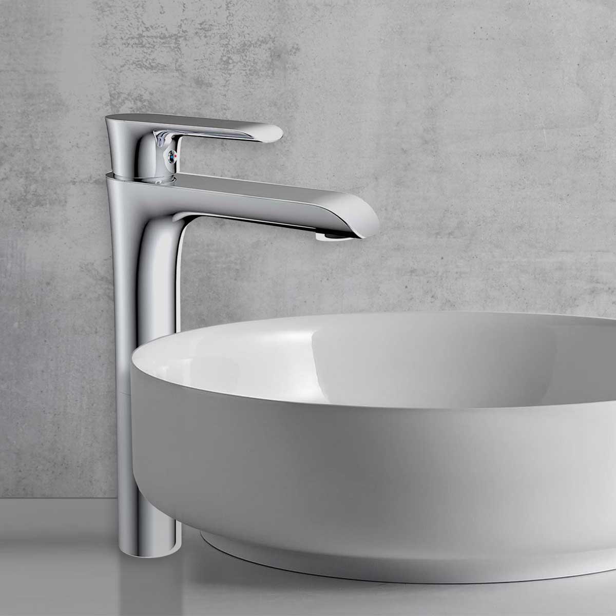 Смеситель Vincea Esse VBF-1E2CH на столешницу хром