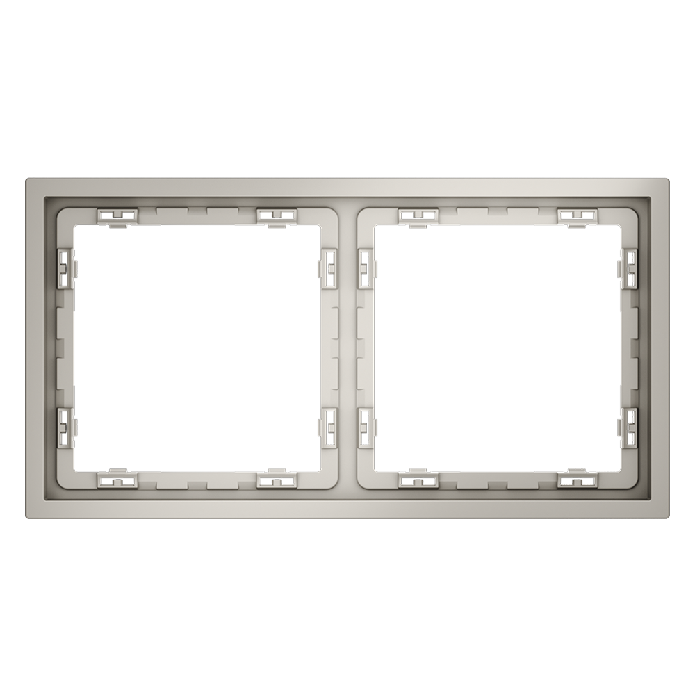 Рамка пластиковая VOLTUM S70 на 2 поста, (кашемир)