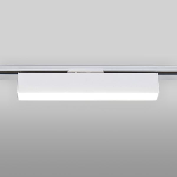 Basic System Трековый поворотный светильник 10W 4200K X-Line белый матовый однофазный