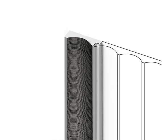Финишный молдинг LF139A GR26 HIWOOD