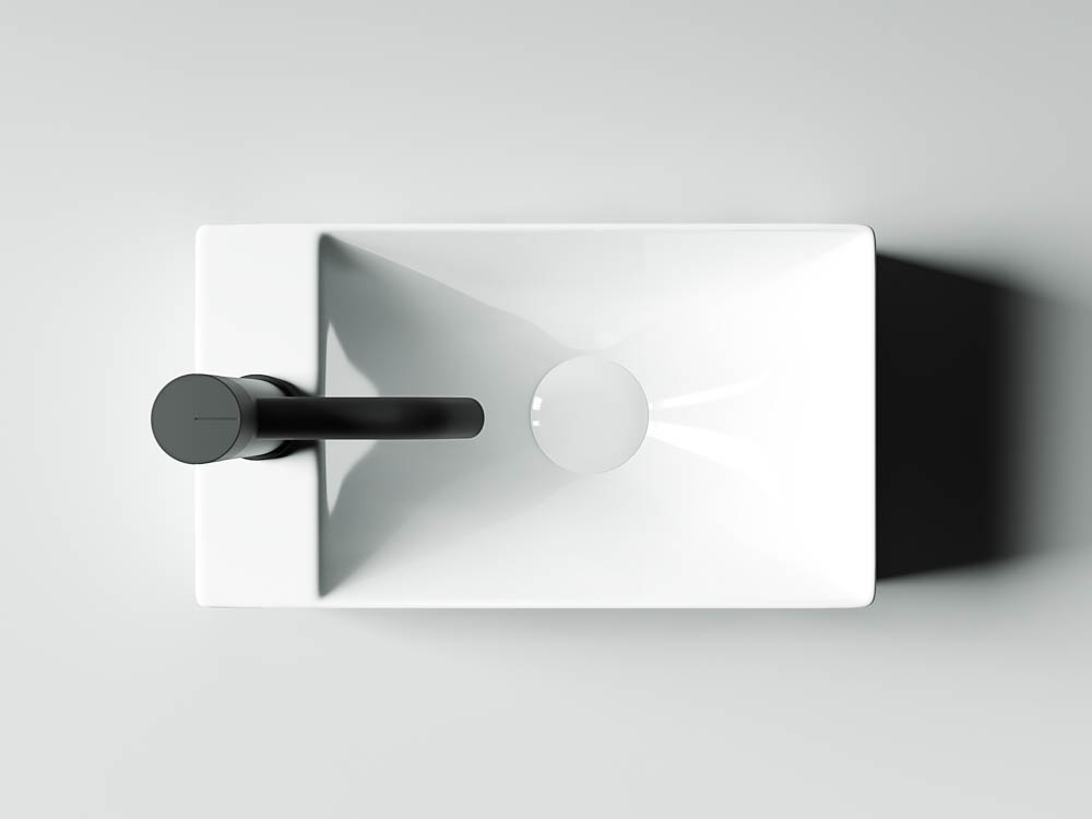 Умывальник подвесной прямоугольный CN5008