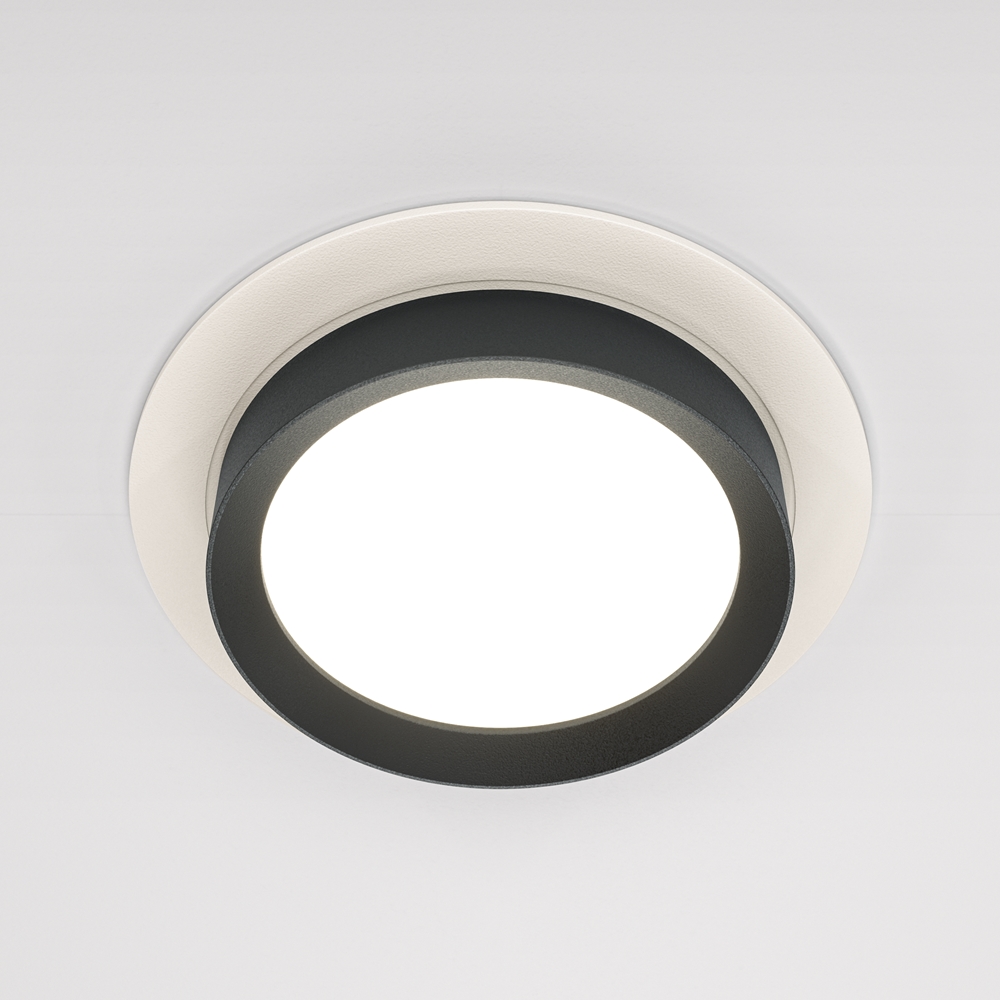 Встраиваемый светильник Maytoni Hoop GX53 1x12Вт DL086-GX53-RD-WB