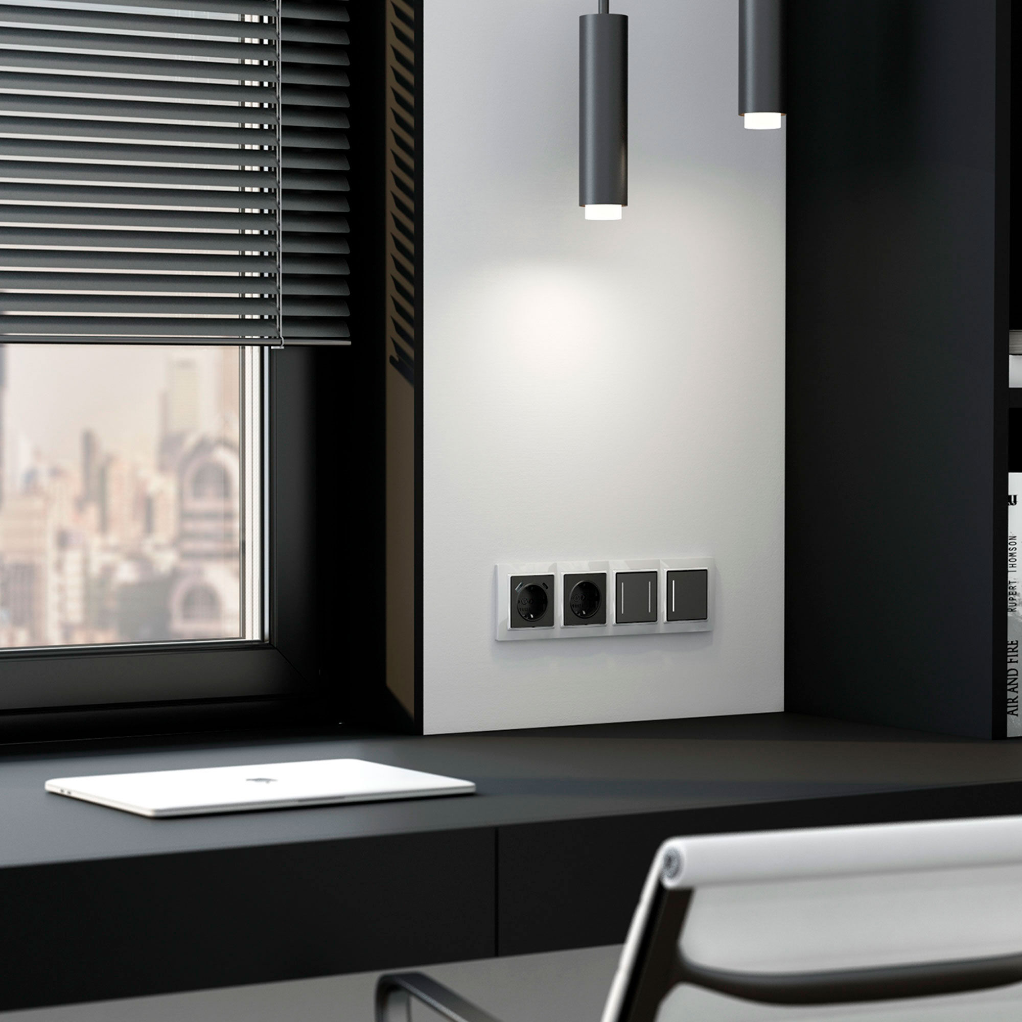 Рамка на 4 поста Snabb basic (белый) Werkel