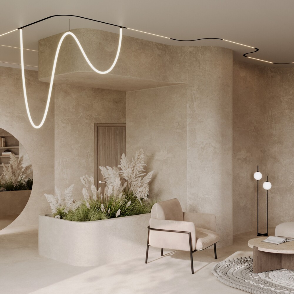 Коннектор радиусный R300 Exility встраиваемый под ГКЛ 9,5 мм, черный Maytoni TRA044-ANGLE