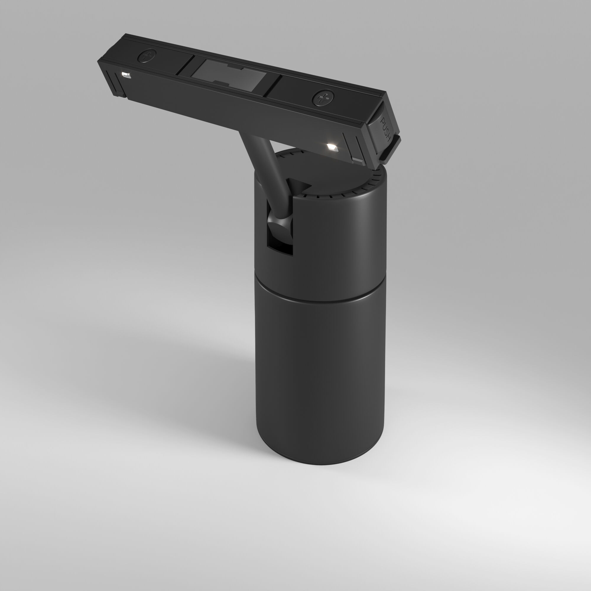 Slim Magnetic R03 20W Трековый поворотный светильник 4200K черный