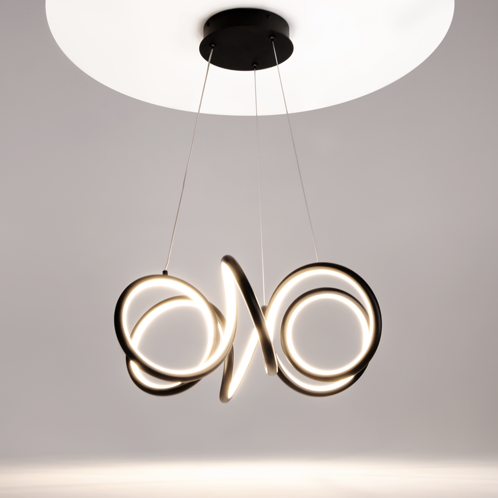 Подвесной светильник Maytoni Curve MOD241PL-L60BK